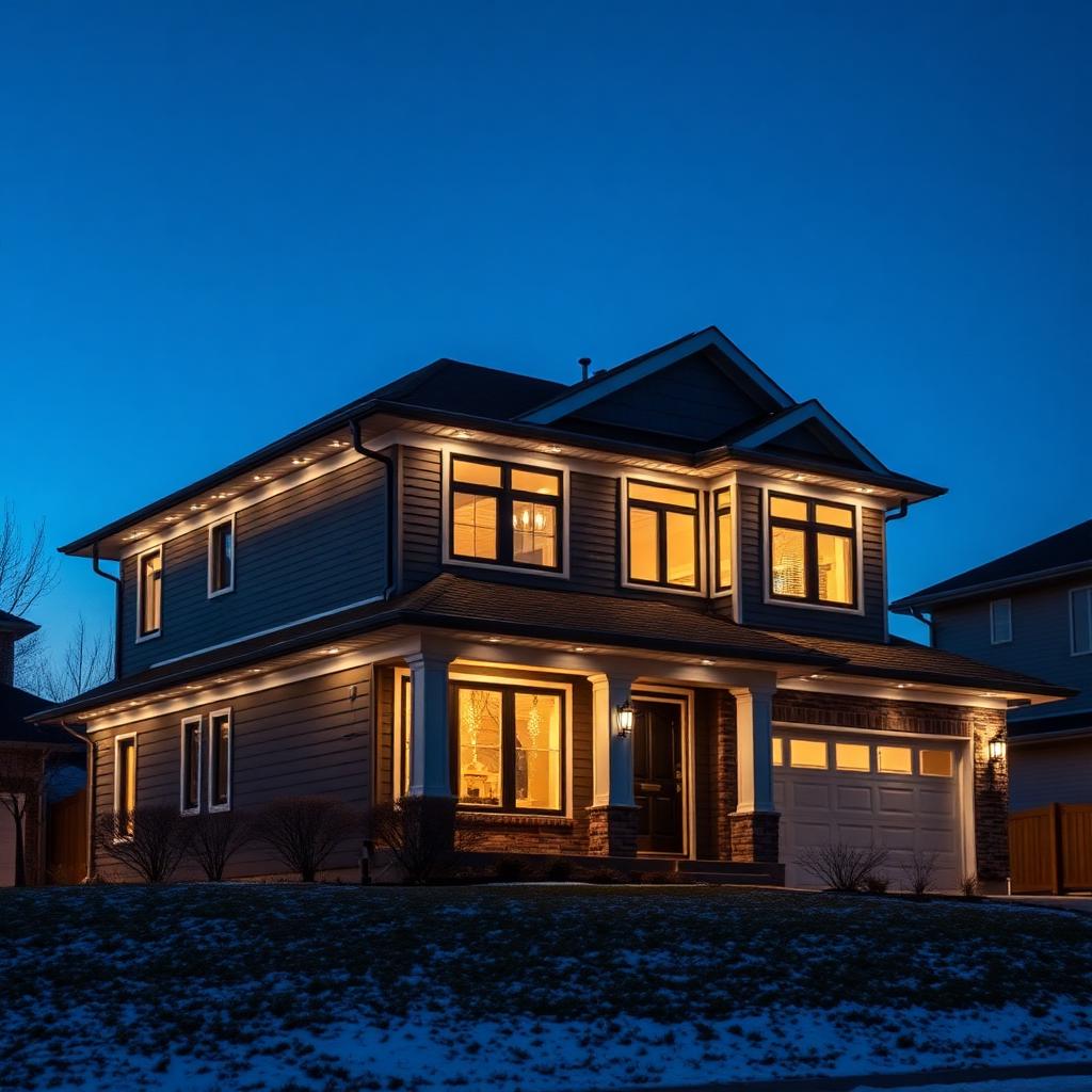 Permanent LED roofline